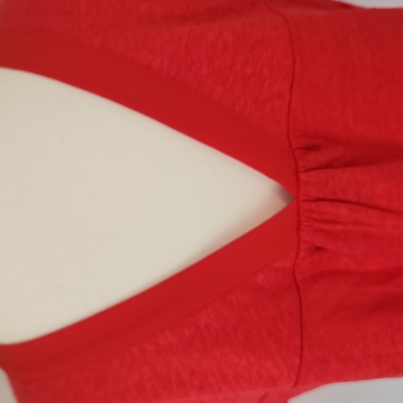 Sanctuary bright red linen tee, size XS - Picture 4 of 9